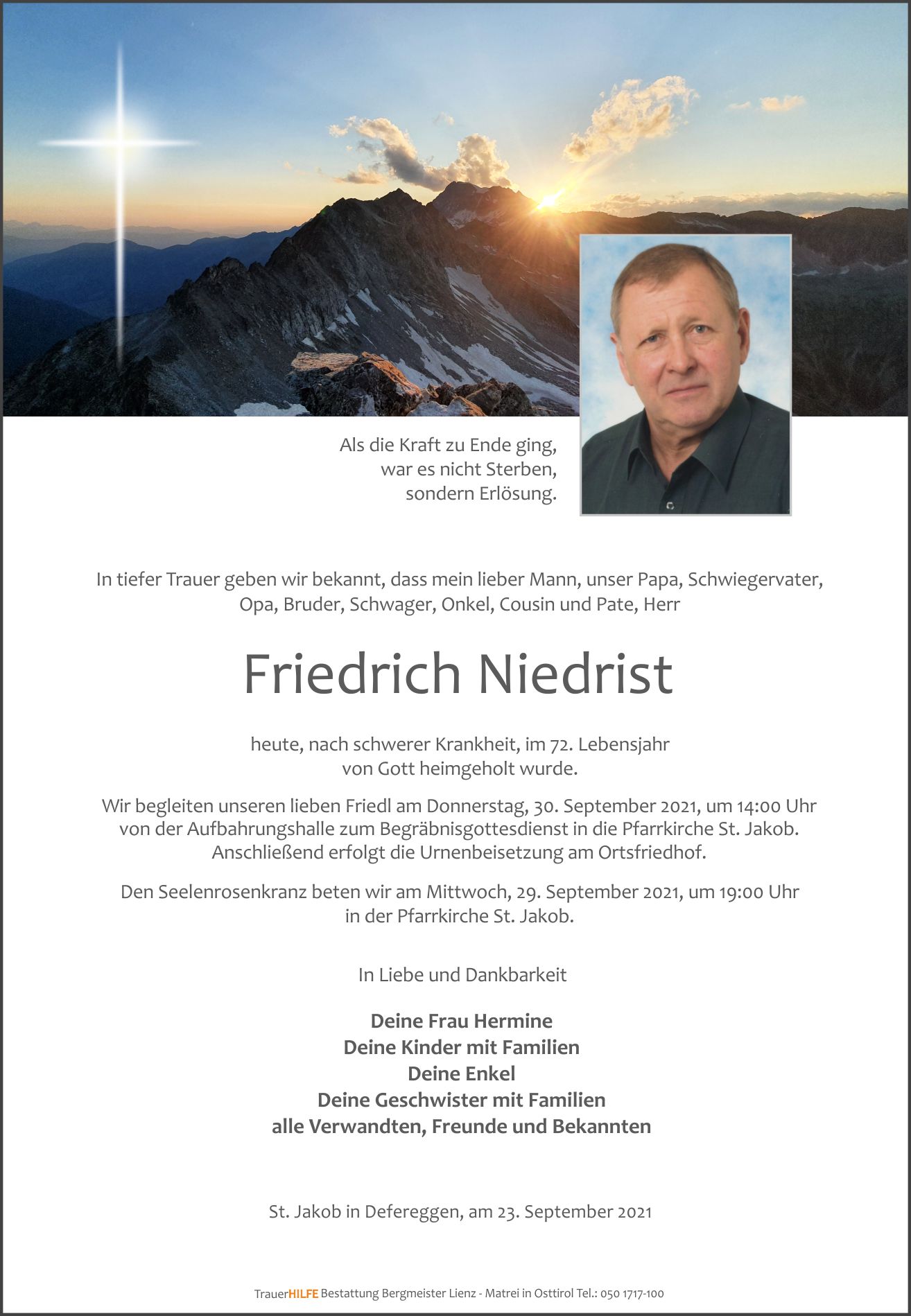 Friedrich Niedrist
